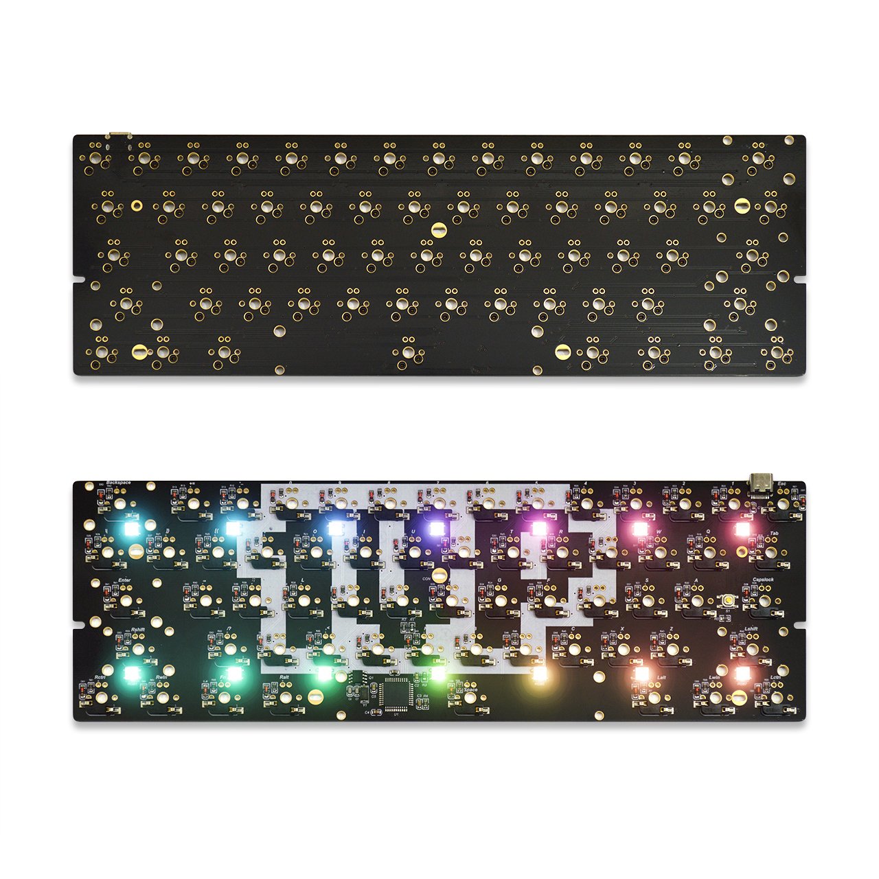 1UP RGB 60% PCB HSE ™ Hot Swap Edition ANSI " 1upkeyboards.