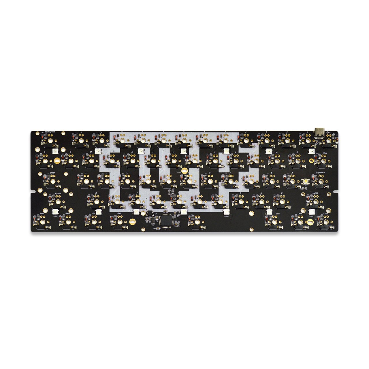 1UP RGB 60% PCB HSE (hot swap edition) ANSI.