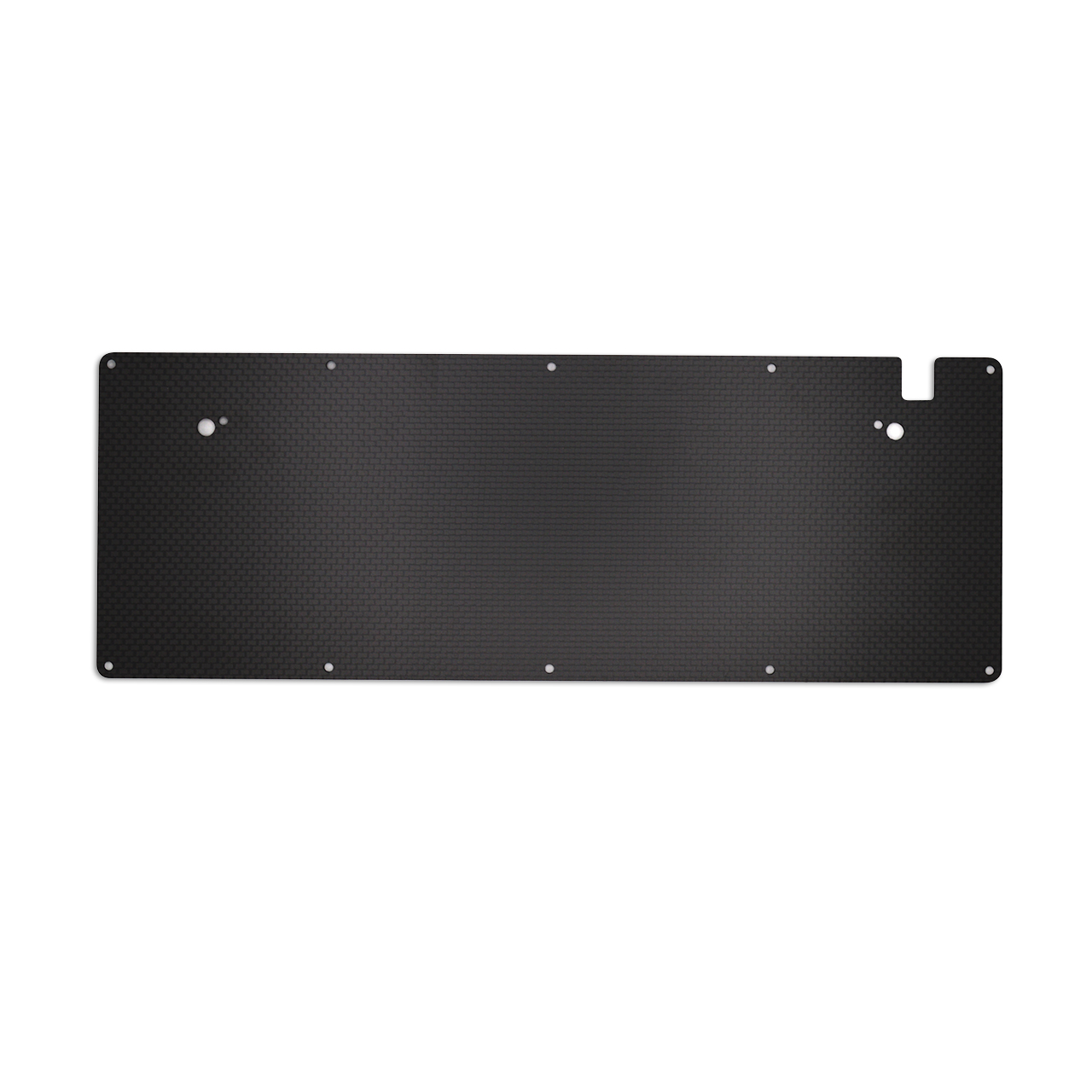 60 ANSI 2Plate Black Carbon Fiber DIY Keyboard Kit » 1upkeyboards